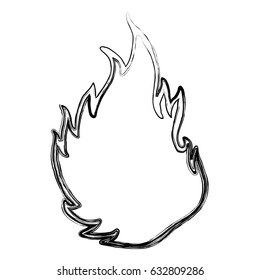 fire burn silhouette