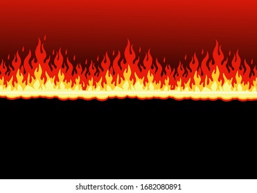 Fire Burning Background Graphic Design