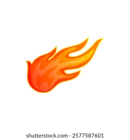 fire burning bright color flat design icon design