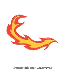 icono caliente de combustión aislado