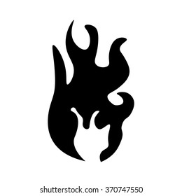 fire burns icon vector illustration