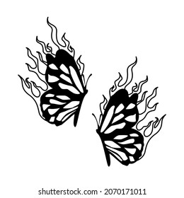 Fire Butterfly Streetwear 