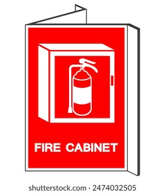 Fire Cabinet Symbol Sign ,Vector Illustration, Isolate On White Background Label .EPS10 
