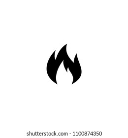 Fire, campfire, blaze vector icon
