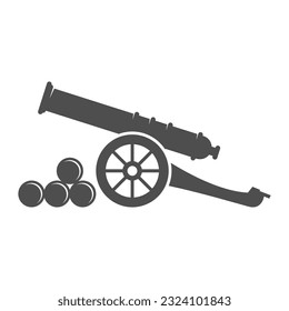 Logo-Design-Illustration der Feuerlöschkanone