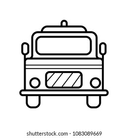 Fire car icon
