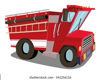 fire car vector art