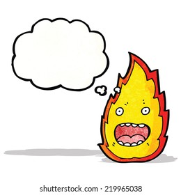 fire cartoon character