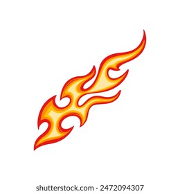 Fire Cartoon Vector Illustration Clipart