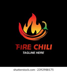 Design-Vorlage für Brandy-Chili-Logos. Gewürz mit Hot Chili Logo. Pepper Logo Design.