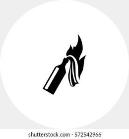 Fire Cocktail Icon