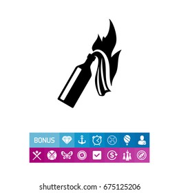 Fire Cocktail Icon