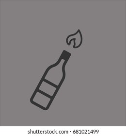 Fire Cocktail Icon