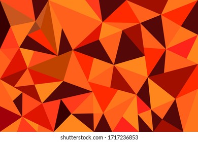 Fire concept abstract background. Vector artitic illustration.