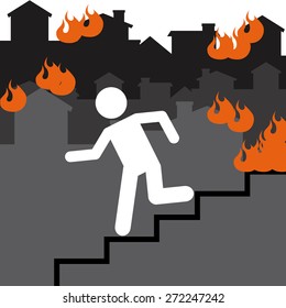 fire concept design, vector illustration eps10 graphic 