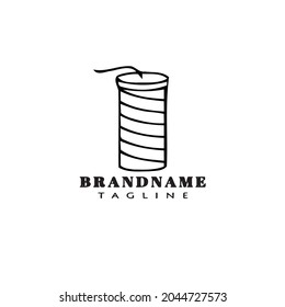 diseño de imagen de icono de caricatura del logotipo de cracker
