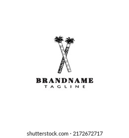 fire cracker logo cartoon icon design template black modern vector illustration