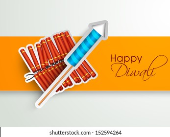 Crackers de fuego con ocasión de la celebración del festival Diwali en India. 