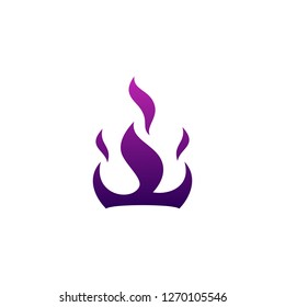 Fire Crown logo designs concept vector. Flame Crown logo template. Crown logo Vector. Fire logo