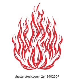  Design vetorial do alfabeto Fire Dance