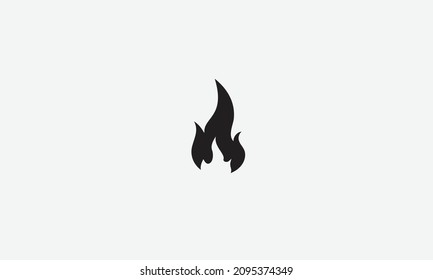 Fire danger vector logo design