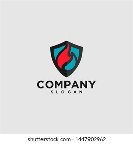 fire defense systems logo vector