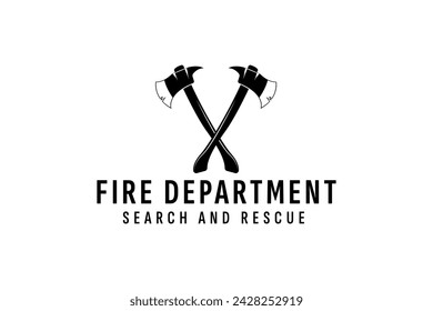 fire department logo vector icon illustration