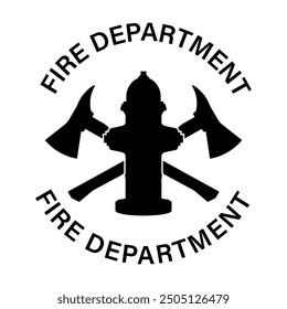 Fire Department Symbol. International Firefighters Day. Vector Illustration Isolated on White Background. 