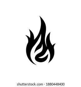 fire design concept and icon