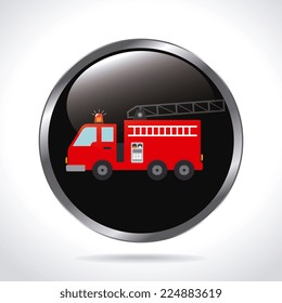 Fire design over white background, vector illustration