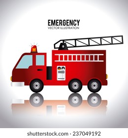 Fire design over white background, vector illustration