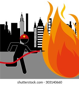 fire design , vector illustration, eps10