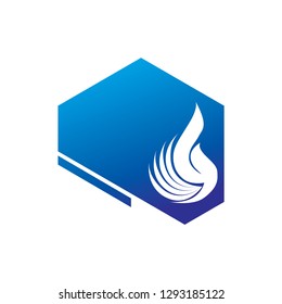 Fire Design for a very modern and simple logo or icon. Vector EPS 10.
