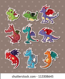 fire dragon stickers