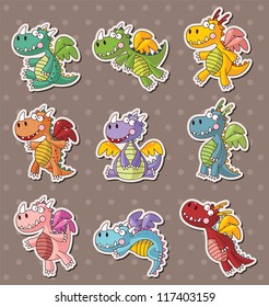 fire dragon stickers