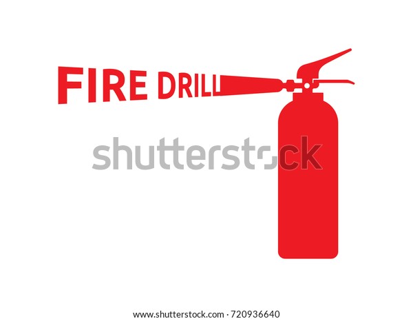 Fire drill Vector design\

