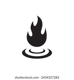 Fire Drop and water drop icon Transparent Images 