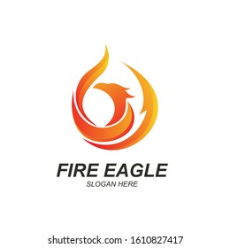 Fire Eagle Abstract Logo Design