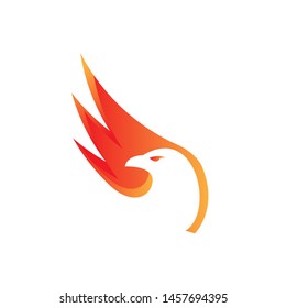 Fire Eagle Logo Design template
