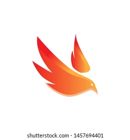 Fire Eagle Logo Design template