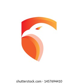 Fire Eagle Logo Design template