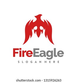 fire eagle logo illustration