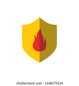 Fire Electricity Logo Icon Design