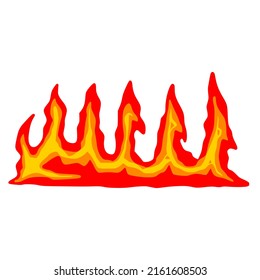 Diseño del cliente de dibujos animados de elementos de fuego