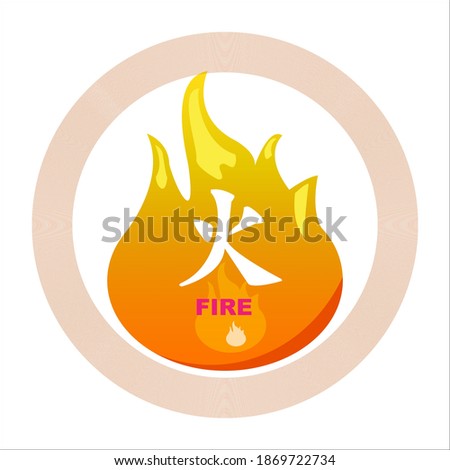 Fire Element, Chinese Wu Xing symbols