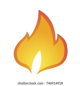 Fire. Element for creating games.