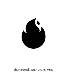 Fire element icon, eps 10