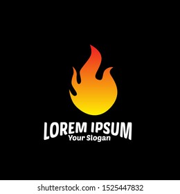 fire element logo icon for energy company