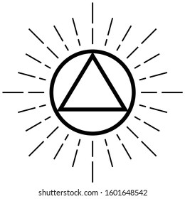 the fire element of the symbol alchemy