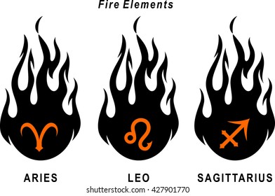 Fire Element Zodiac Symbols